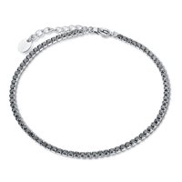 Bracciale Brand Uomo Tennis Uomo in Acciaio Zircone 14BR012N-L - 14BR012N-L